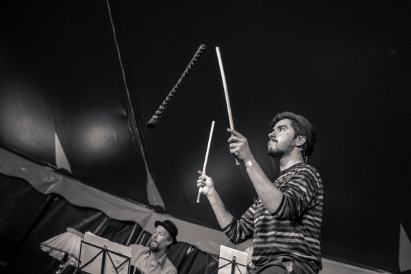 Zirkus Jazzino auf dem Brückenfestival Nürnberg, ©Photos: Lena Bean